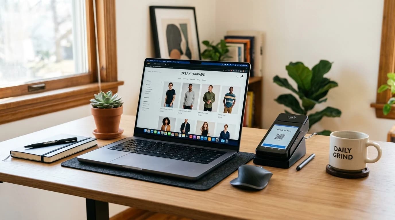 Home office sa online prodavnicom i Android POS terminalom