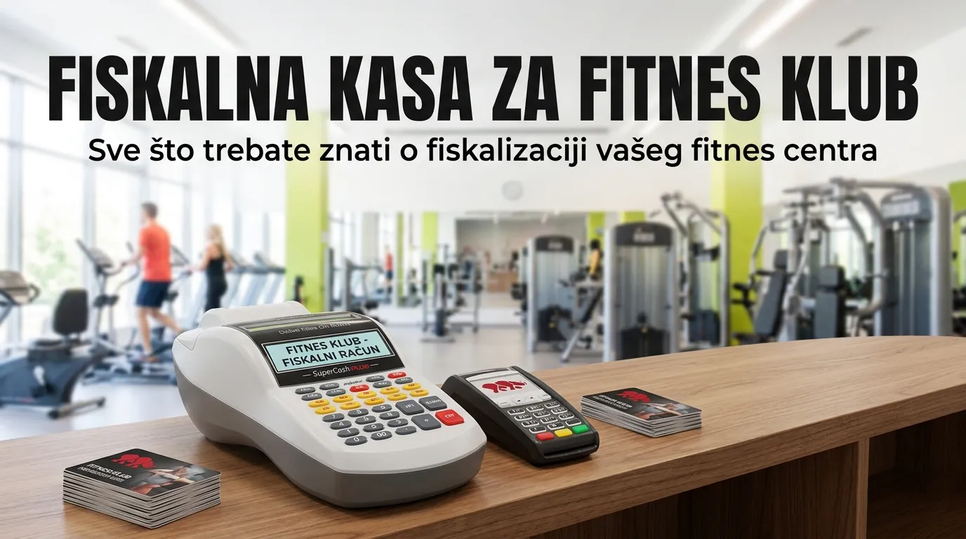 Fiskalna kasa za fitnes klub i teretanu — kompletan vodič