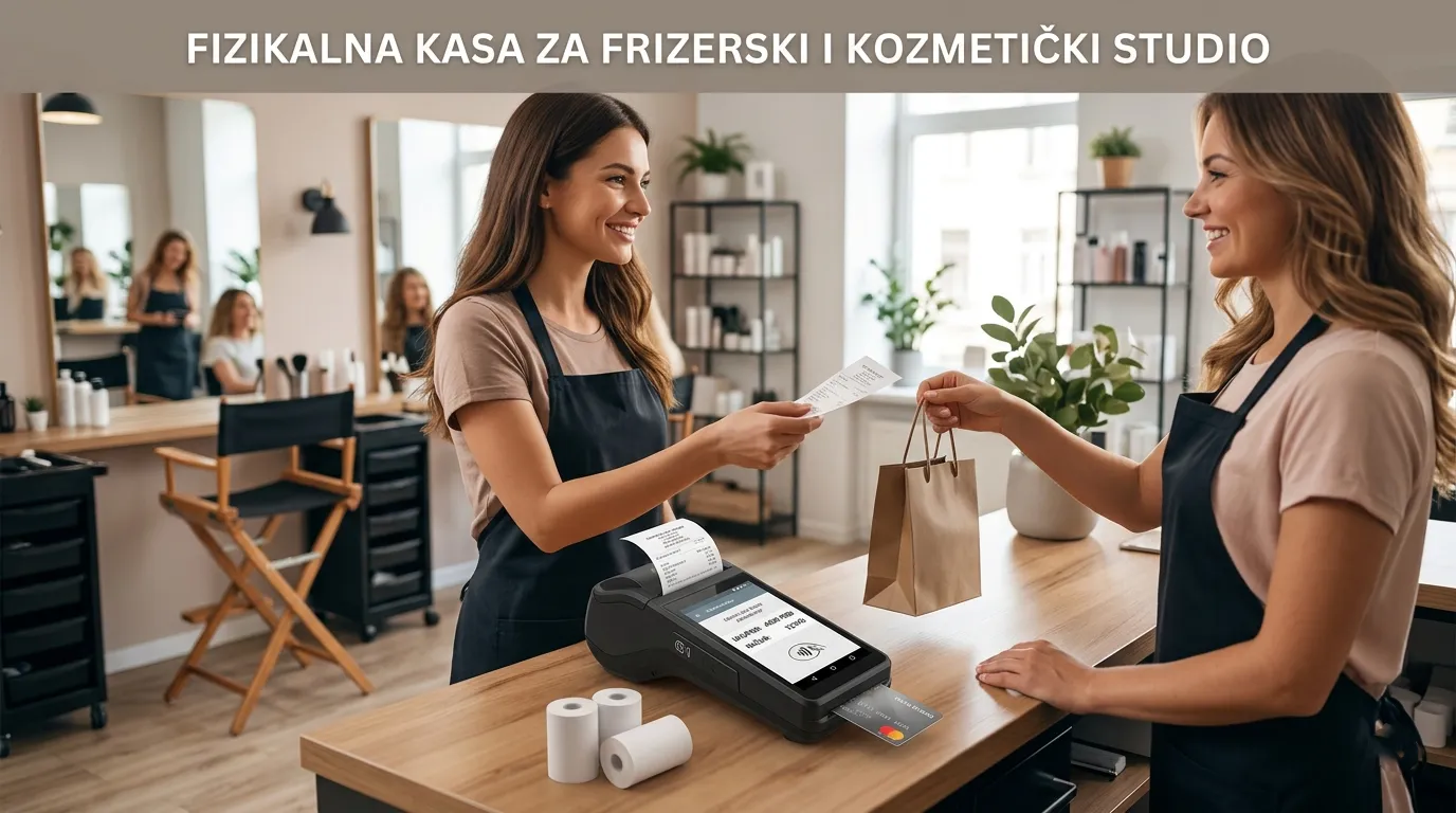 Fiskalna kasa za frizerski salon i kozmetički studio