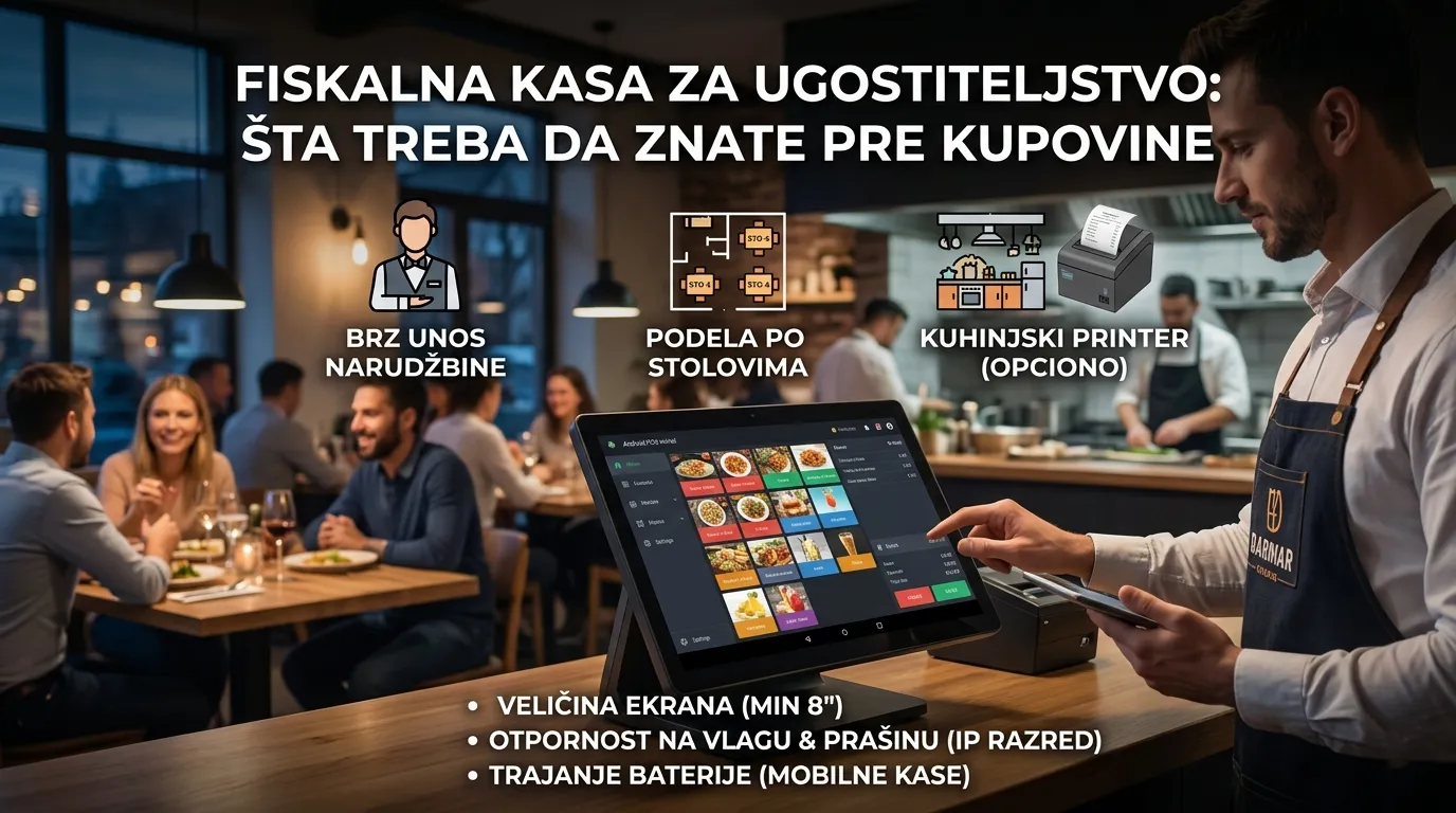 Fiskalna kasa za ugostiteljstvo: šta treba znati