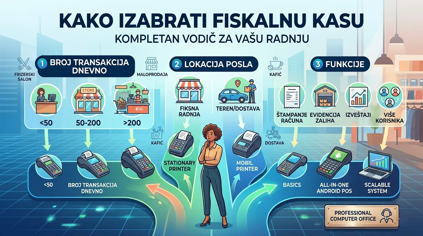 Kako izabrati fiskalnu kasu: kompletan vodič