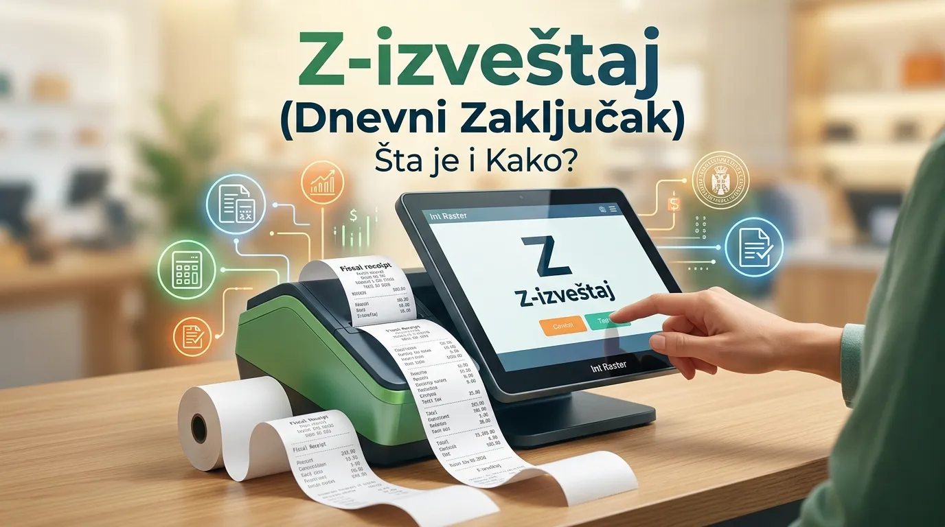 Kako napraviti Z-izveštaj na fiskalnoj kasi