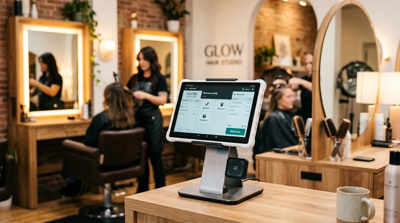 Mobilna fiskalna kasa u frizerskom salonu